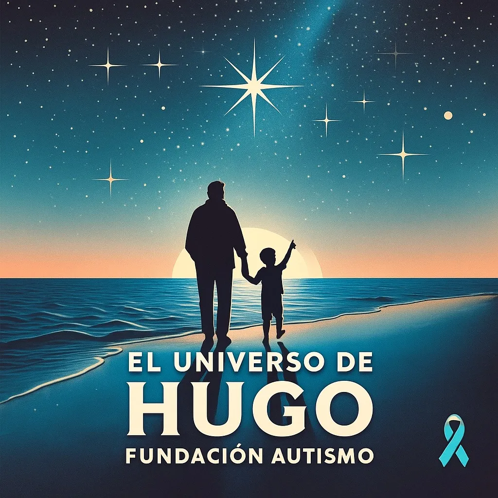 Logotipo de El Universo de Hugo, Fundación Autismo